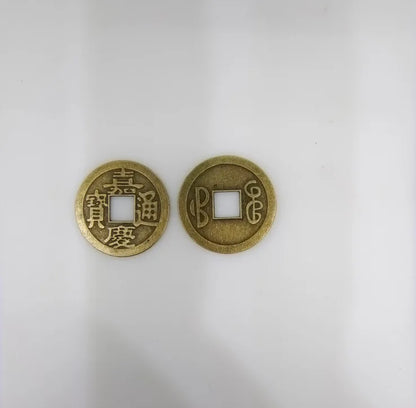Chinese Coins, 2026 New Year Feng Shui Coins I-Ching Ornament for Wealth and Good Luck Fortune I-Ching