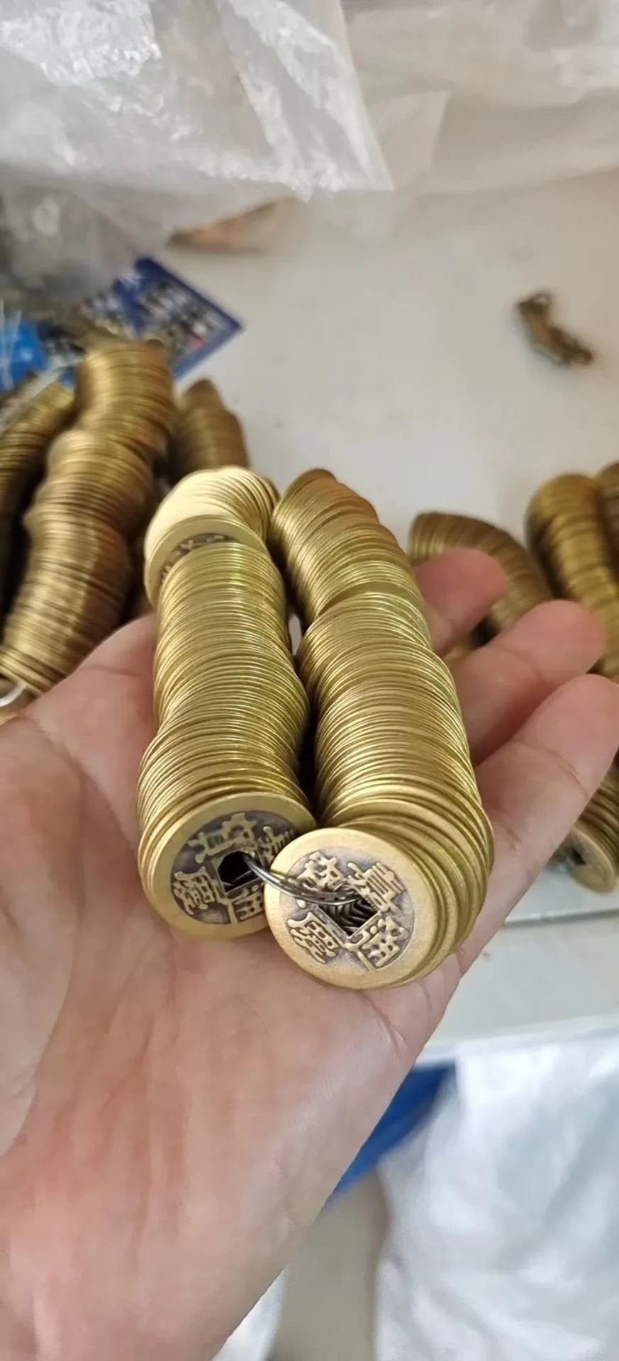 Chinese Coins, 2026 New Year Feng Shui Coins I-Ching Ornament for Wealth and Good Luck Fortune I-Ching